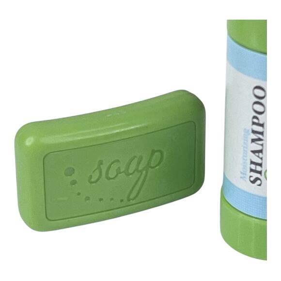 American Girl Bubble Bath SHAMPOO & SOAP Bar Doll Bathroom Accessories Set NIP - Picture 3 of 9